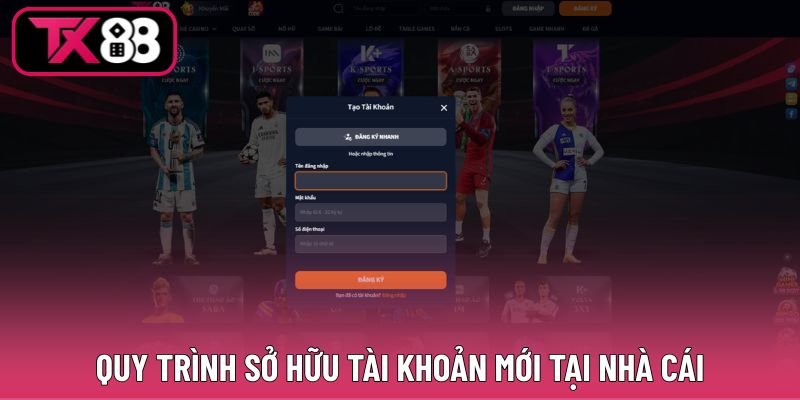 Chia sẻ 4 bước đăng ký tài khoản mới